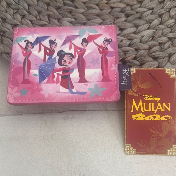 Disney Mulan Pink and Red Wallet - Picture 1 of 2